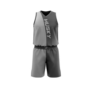 Ensemble de maillot et short de basket-ball sublimé personnalisé, vêtements de sport respirants pour adultes, taille plus, nom d'équipe personnalisé - Product Image 4