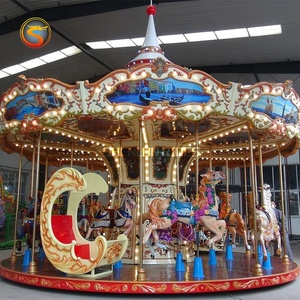 Cheap Price Amusement Park Kids <strong>Carousel</strong> Rides Shopping Mall <strong>24</strong> <strong>Seats</strong> <strong>Carousel</strong> Rides for Sale - Product Image 5