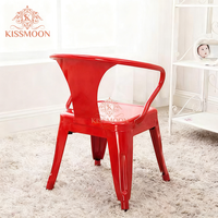 Chaise empilable en acier inoxydable durable pour enfants, design moderne, idéale pour événements, hôtels, restaurants, bars, clubs, intérieur - Vente en gros