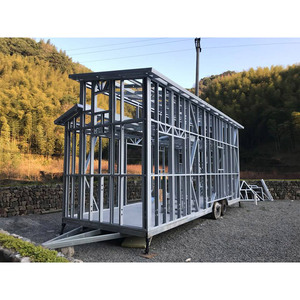 Vendita calda prefabbricata piccola casa sulla ruota moderna prefabbricata piccola casa in legno rimorchio Mobile che vive casa <span class=keywords><strong>contenitore</strong></span> - Product Image 4