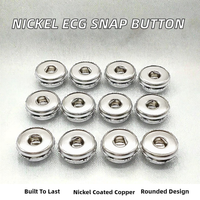 Connecteurs d'adaptateur secteur 5V 1P à boutons-pression femelles ECG plaqués nickel 4,0 mm
