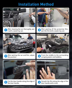 <span class=keywords><strong>Film</strong></span> de protection de peinture automobile auto-réparateur en TPU PPF, 6,5 mil, transparent, pour carrosserie – Offre Spéciale - Product Image 3