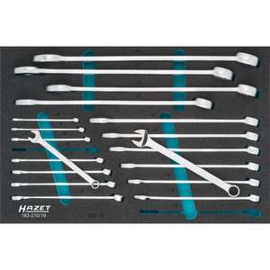 HAZET - 163-210/19 Combination wrench <b>set</b> (19 pcs.) - EAN 4000896164714 OTHER <b>TOOL</b> <b>SETS</b> - Product Image 1