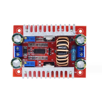 Módulo convertidor elevador de CC-CC de 400W, voltaje y corriente constantes, placa de alimentación para controlador LED de alta potencia