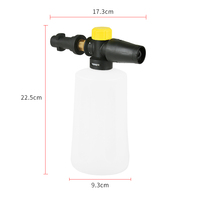 Pulvérisateur de mousse de neige Portable, lave-linge à haute pression SPS, Lance de canon de mousse pour lavage de voiture