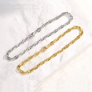 Xinfly - Brazalete de Cadena Personalizado de Oro Real de 18K para Hombre y Mujer, para Regalo, Fiesta o Boda - Product Image 3