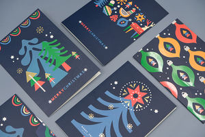 Wholesale Custom Printing <strong>Christmas</strong> <strong>Cards</strong> Gift Greeting <strong>Cards</strong> Envelopes Set Box with Closure - Product Image 4
