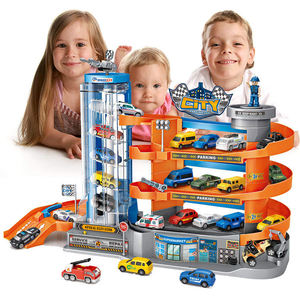 Los más vendidos juguetes de garaje de estacionamiento para niños estacionamiento eléctrico pistas de coche ciudad coche estacionamiento juguetes de garaje - Product Image 2
