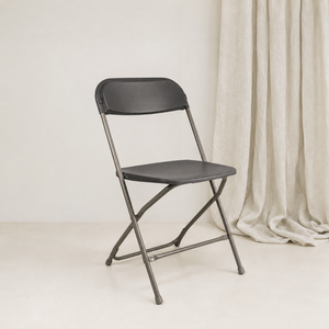 Gray <b>Plastic</b> Modern Durable Lightweight Portable Comfortable Folding Outdoor <b>Dining</b> <b>Chair</b> for Home Bar & Farmhouse Use - Product Image 1