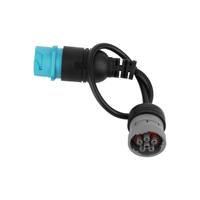 Conector hembra de 9 pines personalizado J1939 a cable macho J1708 para lector de código