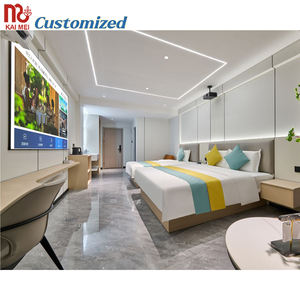 Set tempat tidur sederhana pemasok furnitur Hotel sepuluh atas Guangdong set kamar tidur Hotel Fairfield Inn - Product Image 3