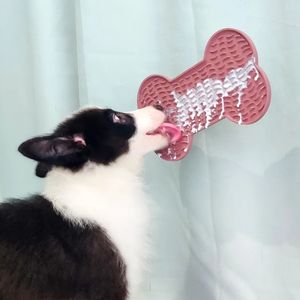 Hewan peliharaan anjing kualitas terbaik grosir tikar Lick warna silikon alas Lick lambat Feeder desain baru - Product Image 6