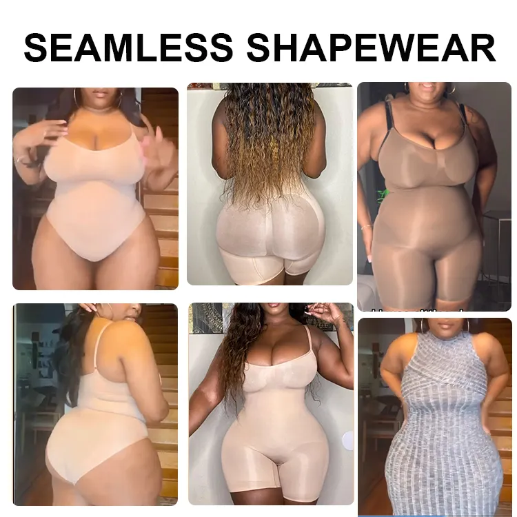 Bán buôn tùy chỉnh một mảnh Femme Slim Full Body Shaper Tummy kiểm soát Shapewear liền mạch Shapewear bodysuit cho phụ nữ