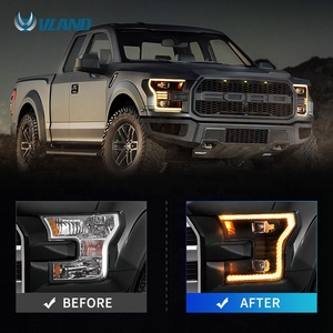 ไฟหน้า VLAND Full LED <span class=keywords><strong>XLT</strong></span> พร้อมไฟเลี้ยวแบบไดนามิก สำหรับรถฟอร์ด F150 รุ่น STX Raptor Lariat Platinum ปี 2015 2016-2021 - Product Image 5