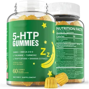 Wholesale Sleep Vitamins 5 HTP Gummy for Weight Management Stress Reliever Adult Insomnia Sleep Aid