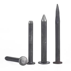 Clou <span class=keywords><strong>en</strong></span> acier au carbone pour borne de péage, finition brute, tailles M8 à M12, pour montage de portiques et de barrières, usage sur chantier - Product Image 3