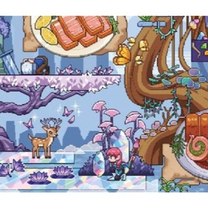 1 Pack comprenant des autocollants - Série Pixel-Art Terre des étoiles filantes 16.0 - Aventures culinaires et cuisson - Scènes miniatures 3D DIY - Product Image 6