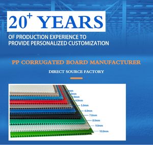 Bền vững thân thiện với môi trường canxi nhựa doanh thu và bao bì hộp lớn rỗng Board thân thiện với môi trường hộp nhựa - Product Image 3