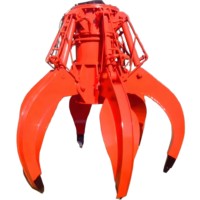 Powerful 4-Cubic Hydraulic Grab New Efficient Work <strong>Weapon</strong> for Construction and Farm <strong>Selling</strong> Well in Market