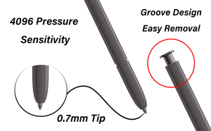 Lápiz Óptico Activo S Pen para Samsung Galaxy S24 Ultra 5G SM-S928B S928U S928U1 S928W S928N S928E 4096 Bluetooth 0.7mm IP68 Titanio - Product Image 4