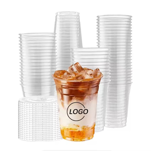 Gobelet transparent jetable de 16 oz pour jus, thé matcha et bubble tea – Vente en gros – Gobelet en plastique pour boissons froides - Product Image 2