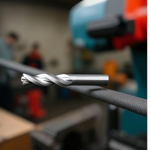 Carbide <b>Drill</b> Bit TA1040 5xD With 4 <b>Guide</b> Pads Lapped Uncoated For Machine Tools - Product Image 3