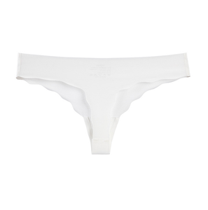 Culottes string sexy en satin de nylon sans couture avec bordure à motif vague pour <span class=keywords><strong>jeunes</strong></span> filles - Product Image 6
