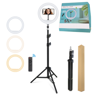 ไฟวงแหวน LED สำหรับถ่ายภาพเซลฟี่แบบมืออาชีพอุปกรณ์ไ<span class=keywords><strong>ล</strong></span>ฟ์โคมไฟเติมวงแหวนพร้อมขาตั้งขาตั้งกล้อง - Product Image 4