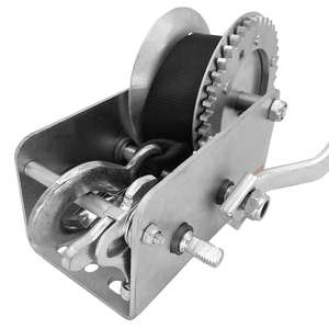 1BJY-HW-01B Pièces et accessoires de remorque capacité 1200lbs Treuil à main de remorque avec courroie de 7M - Product Image 3