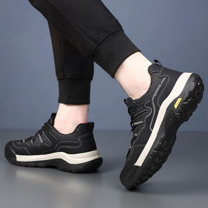 Zapatos Deportivos para Hombre, Parte Superior de Malla, Suela de Goma, Transpirables, Suela Gruesa, Casuales, para Senderismo, Trabajo, Primavera, Verano, Otoño - Product Image 3