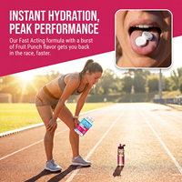 Comprimés effervescents d'électrolytes sans sucre pour adultes, personnalisables par WELLBODY OEM, compléments pré-entraînement pour l'hydratation
