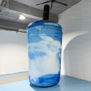 Gobelet à smoothie <span class=keywords><strong>gonflable</strong></span> personnalisé de haute qualité de 4 m, gobelet à slush, activation de marque, accessoire de gobelet à boisson <span class=keywords><strong>gonflable</strong></span> pour la décoration de magasin/événement - Product Image 4