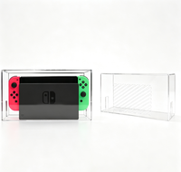 Housse anti-poussière en acrylique pour station de charge Nintendo Switch, boîtier de protection anti-poussière pour station de charge de jeu, pour bureau