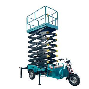 Plataforma elevadora de tijera montada en vehículo, elevación hidráulica para triciclos, camionetas, camiones de carga, reparación y mantenimiento - Product Image 1