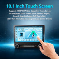 Navigation automobile 10,1 pouces, Carplay, double clé rotative, GPS, lecteur DVD, navigation tout-en-un, grand écran, navigation universelle, fabricant
