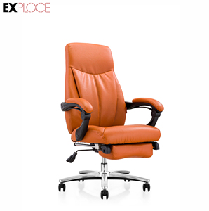 เก้าอี้สำนักงานหนังหมุนได้สำหรับนอนพนักพิงสูงสำห<span class=keywords><strong>ร</strong></span>ับเจ้านาย - Product Image 2