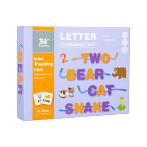 Juego de Rompecabezas de Letras del Alfabeto ABC para Jardín de Infancia, Aprendizaje de Animales, Tarjetas de Memoria con el Alfabeto - Product Image 6