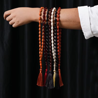 Chapelets de prière islamiques personnalisés en acrylique, 33/45/99 perles, chapelets tasbeeh, cadeaux unisexes, boîte pour musulmans