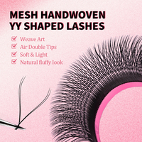 Cils YY 2D 3D 4D 5D 6D Forme W, Extensions de Cils Volume Pré-faits, Faux Cils, Plateaux de Cils YY Fadvan De Cilios