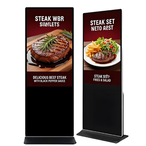 Floor <b>Standing</b> LCD Video Player Touch Screen Interactive AD Kiosk Vertical Digital Signage Totem Advertising Display - Product Image 1