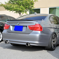 Alerón de Maletero Trasero para BMW Serie 3 E90 2005-2012 Estilo MP de Alta Calidad ABS Negro Brillante Accesorios para Coche