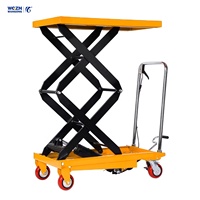 Chariot élévateur à main en alliage d'aluminium WGZN, capacité de 500 kg, pour le transport en usine, au prix d'usine