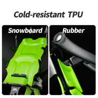 BRS-S1B Crampons à glace en acier, 14 dents, imperméables, durables, antidérapants, pour la glace et la neige