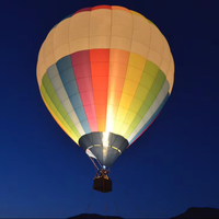 Ballon à air chaud gonflable extérieur personnalisé à prix d'usine, pour excursions panoramiques haut de gamme, couleur personnalisée, résistant aux intempéries, certifié CE