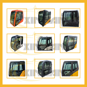 Conjunto de cabina exterior para excavadora LG9075/920/936E con cerradura de cristal y bisagras, compatible con LIUGONG - Product Image 6