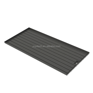Grand plateau hydroélectrique en plastique ABS de taille basse de style danois personnalisé 2x4 3x3 4x4 4x8 gris gris pour serres agricoles de fourrage sans sol - Product Image 6