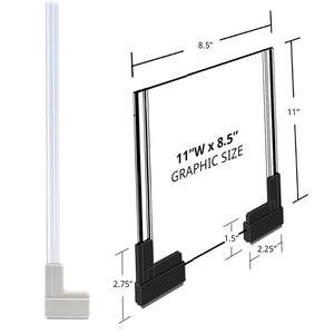 Support magnétique en acrylique transparent pour l'affichage élégant des étiquettes de prix en boutique - Product Image 5