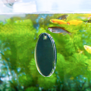 Espejo de entrenamiento acrílico para Bettas, espejo de doble cara con bola flotante Ray <span class=keywords><strong>Dragon</strong></span>, espejo externo con ventosa para acuario - Product Image 3