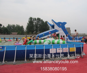 Lớn Bên Ngoài Hồ Bơi Người Lớn Hồ Bơi Mùa Hè Khung Hồ Nước Nóng Bán - Product Image 6