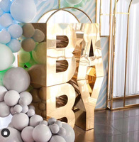 Braut und Bräutigam Acryl Gold Hochzeit Mr & Mrs Tisch